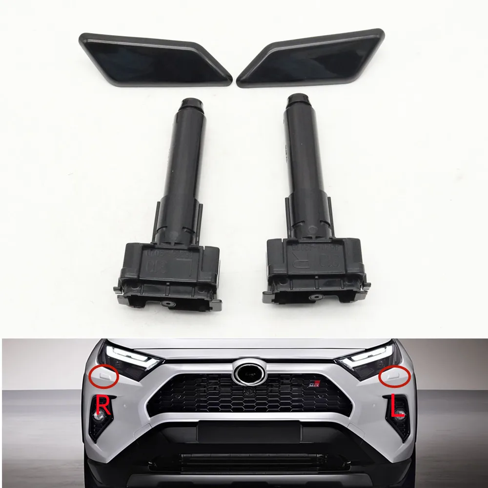 

Front Bumper Headlight Headlamp Washer Water CleanSprayer Nozzle Pump Jet Actuator For Toyota RAV4 XA50 2019-2024