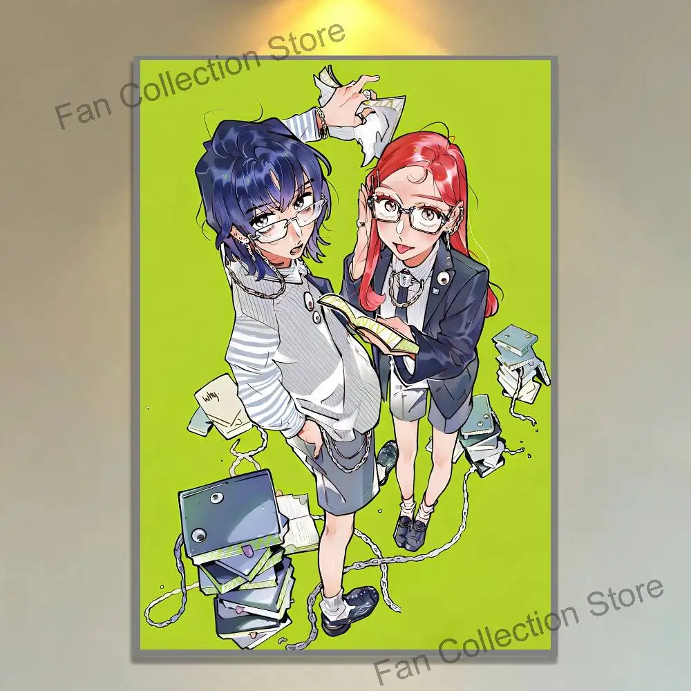Mitsuki Koga Aya Green Yuri Poster Prints Wall Art Picture