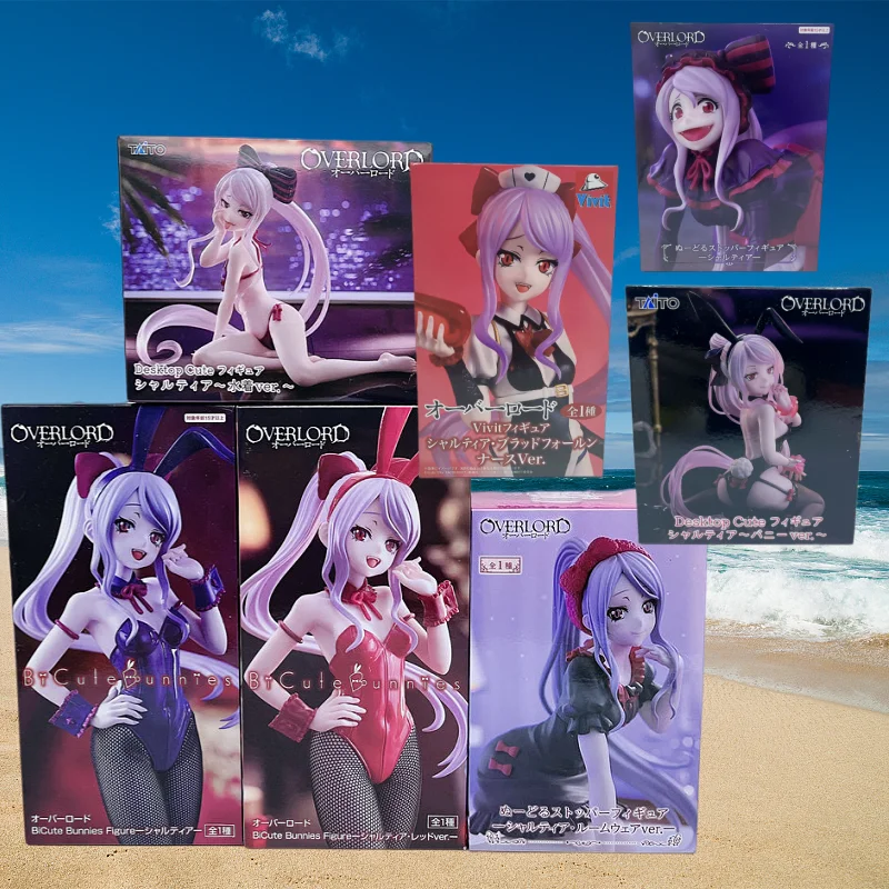 

Taito Furyu Shalltear Anime Prize Figure Japanese Original Authentic Bunny Girl Collectible Adult Desktop Display