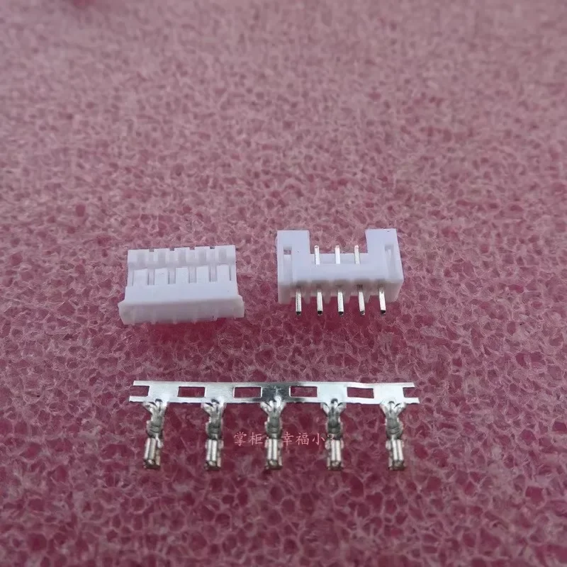 Mouse Cable Socket XH2.0-5P 2.0mm Spacing Socket + Plug + Connector Spring - zdjęcie 1