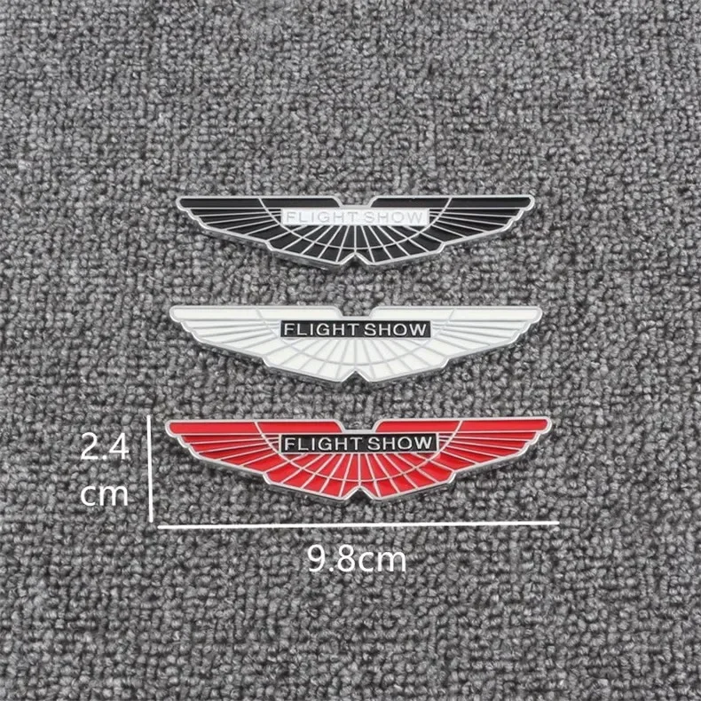 3D Metal Car Floot Mats Emblem Head For Aston Martin DB S 11 X 9 V12 Zagoto Virage Lagonda Vanquish Rapide One-77 Stickers