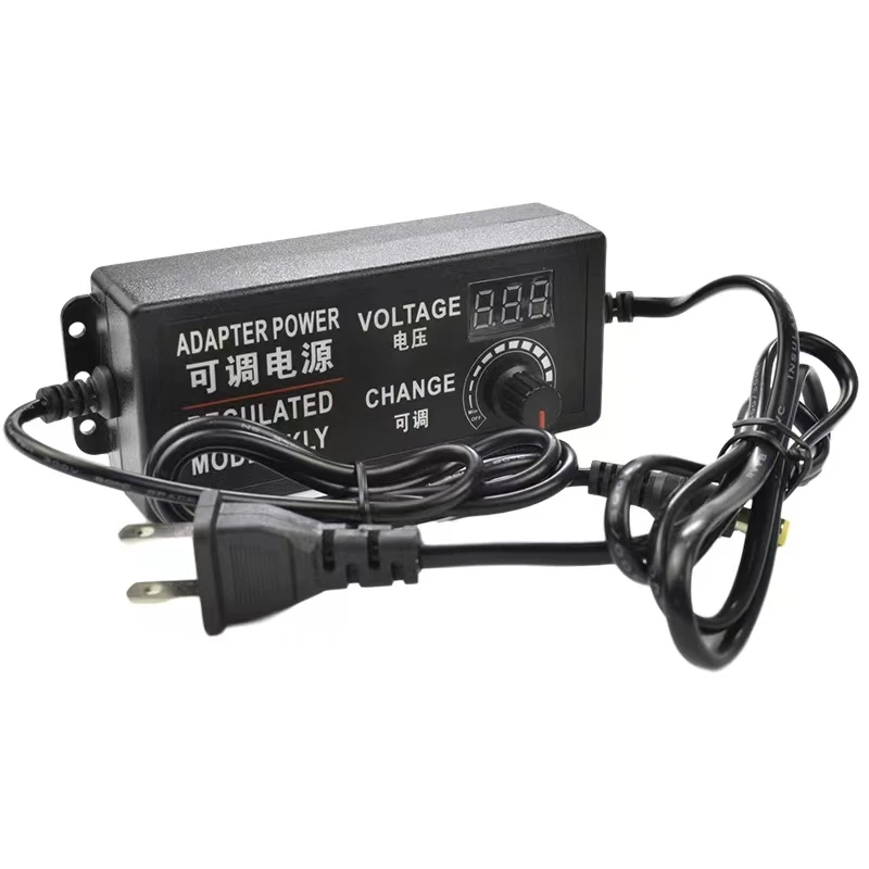 

Digital display can control the motor power 220v turn 3-12V5A adapter reducer motor accessories Adjustable voltage intelligent