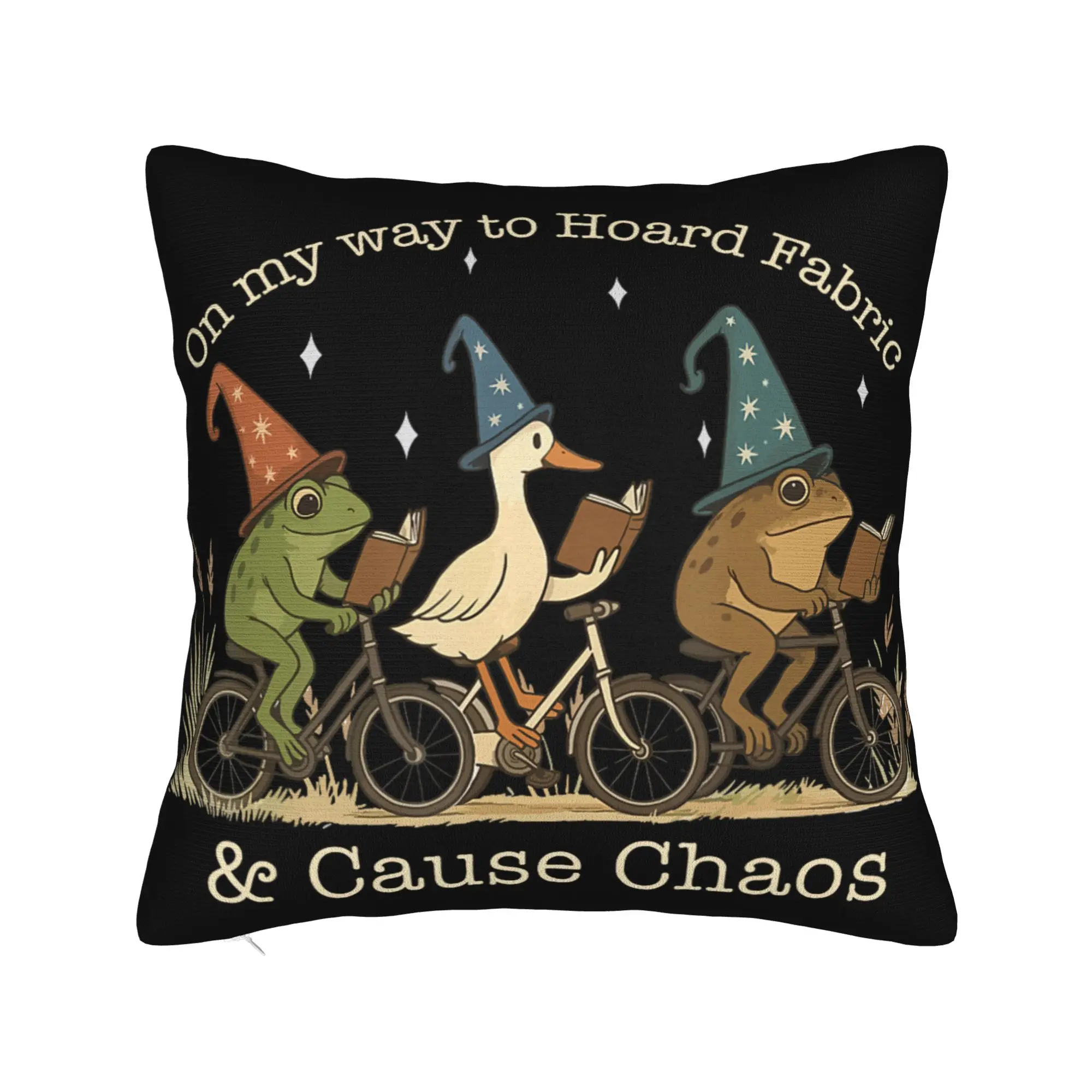 Decorative Pillowcases On My Way to Hoard Fabrics and Cause Chaos Home  Throw Pillow Case Cover Square Style Multiple Sizes