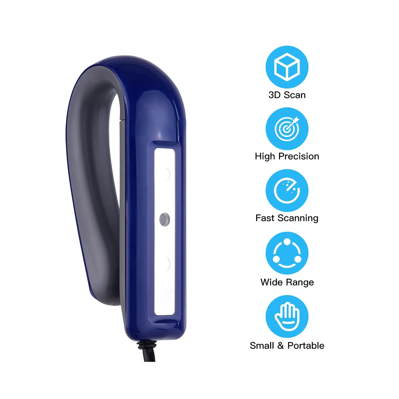 Hot SalesXYZprinting Handheld Full Color 3D Scanner 2.0 3D Modeling Scanner High Precise USB Plug & Play Support OBJ/PLY/STL Out