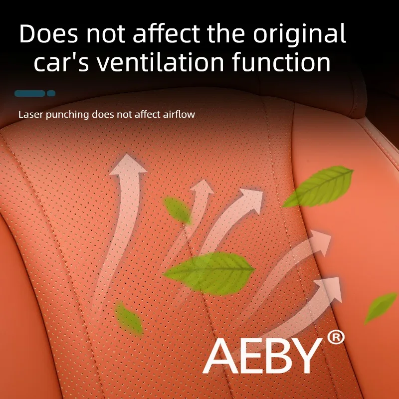 AEBY For Polestones 01 Custom Fit Car Seat Covers,Leather Style Seat Covers,All Season Use,Seat Cushion Pad Set,Seat Protector