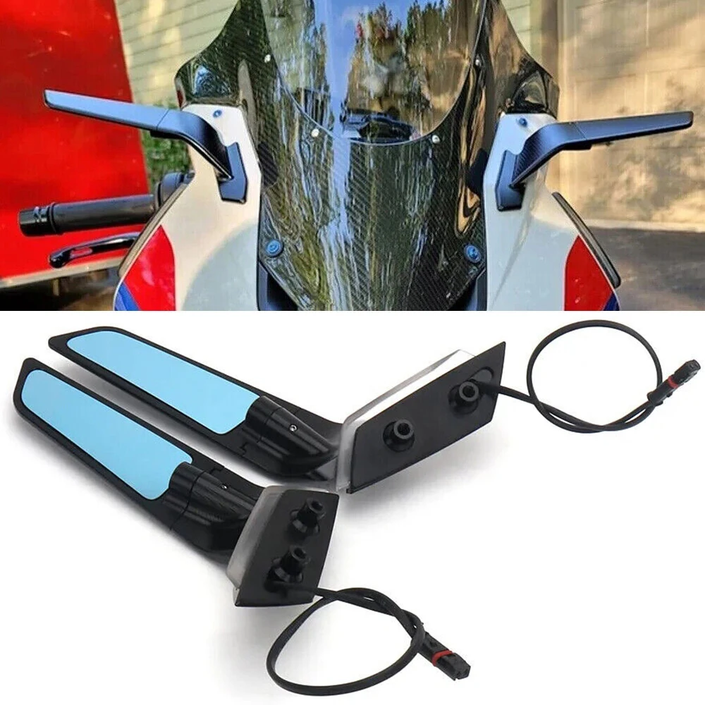 

Motorcycle Wing Rearview Mirror Adjustable Modification Suitable For BMW S1000RR 2019-2024