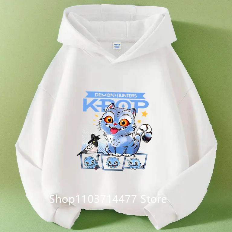 

2025 KPop Demon Hunters Huntrix Zipper Hoodie – girls boys Full-Zip Anime Graphic Sweatshirt for K-Pop Animation Fans