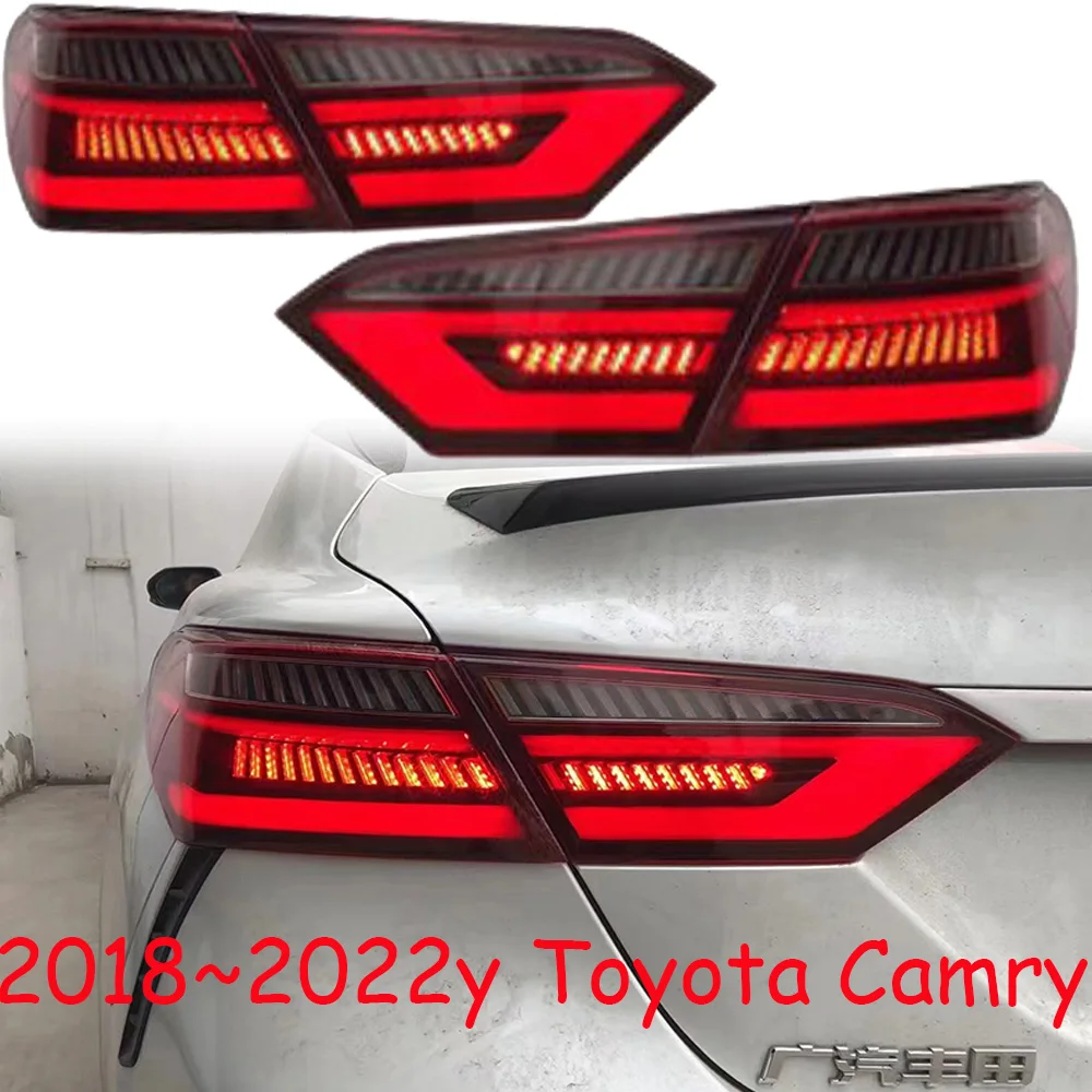 car bumper Aurion tail light for Toyota Camry taillight Brake 2018~2022y LED car accessories Taillamp Camry rear light fog