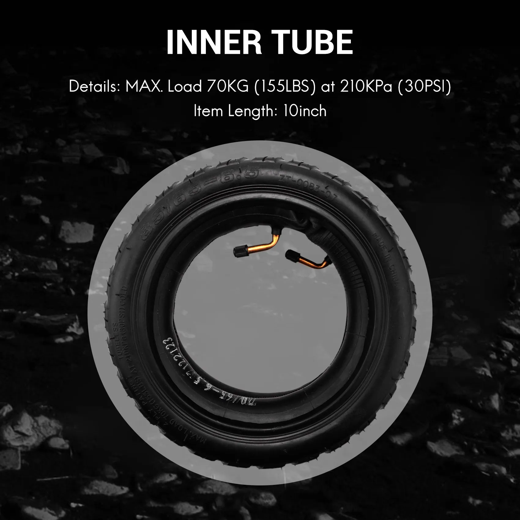 

T48C_85/65-6.5 Tyre Inner Tube for Electric Balance Scooter Ninebot