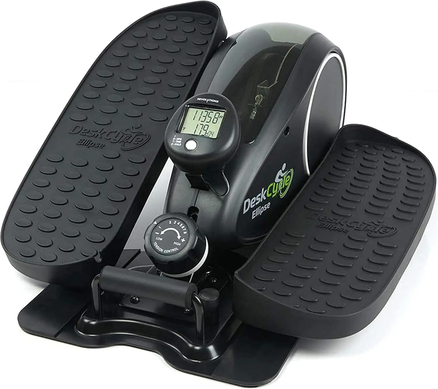Under Desk Exercise While Sitting, Metal Material, Gray Color, Compact, Foot Pedal Exerciser