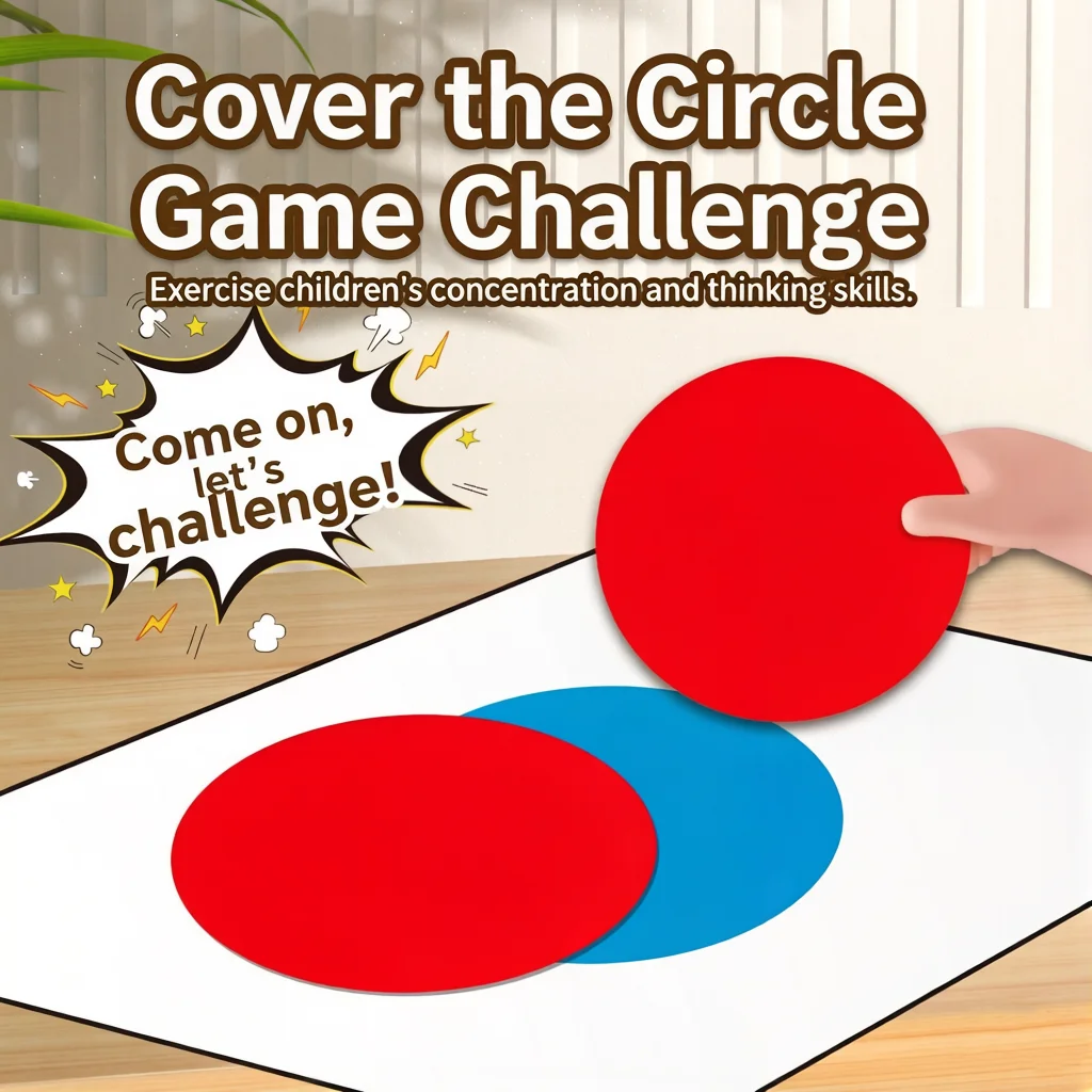 Cover the Disc Game, Challenge Game, Team Building Party Battle Game, Stacking Dots, Parent-Child Interactive Toy