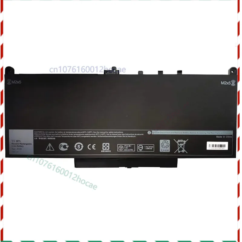 

Новый аккумулятор для ноутбука 7,6 В, 55 Втч J60J5 для Dell Latitude E7270 E7470 MC34Y 0MC34Y 242WD GG4FM R1V85 J6OJ5 451-BBSU 451-BBSX