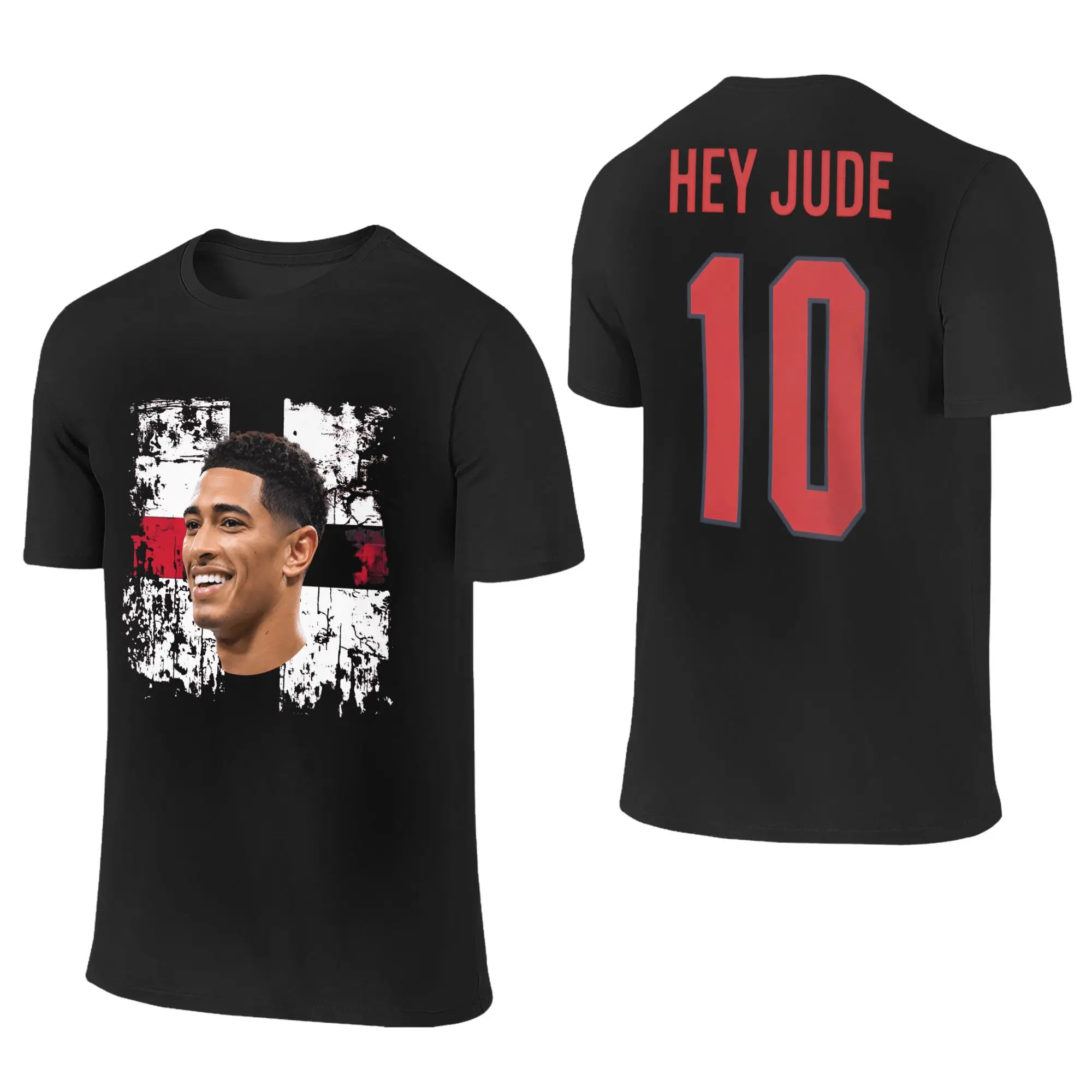 2026 Jude Bellinghams No.10 England Soccer T Shirt Man  Y2K Funny Cotton T-Shirts Summer O Neck Pattern Oversized Clothing