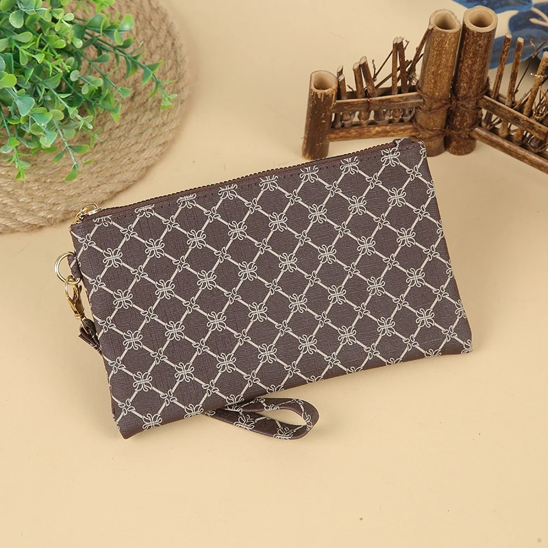 Designer Luxury Bag Women\'s Wallet Pu Wallets Vintage Cellphone Clutch Multi-functional Purse Large-capacity Envelope Handbag