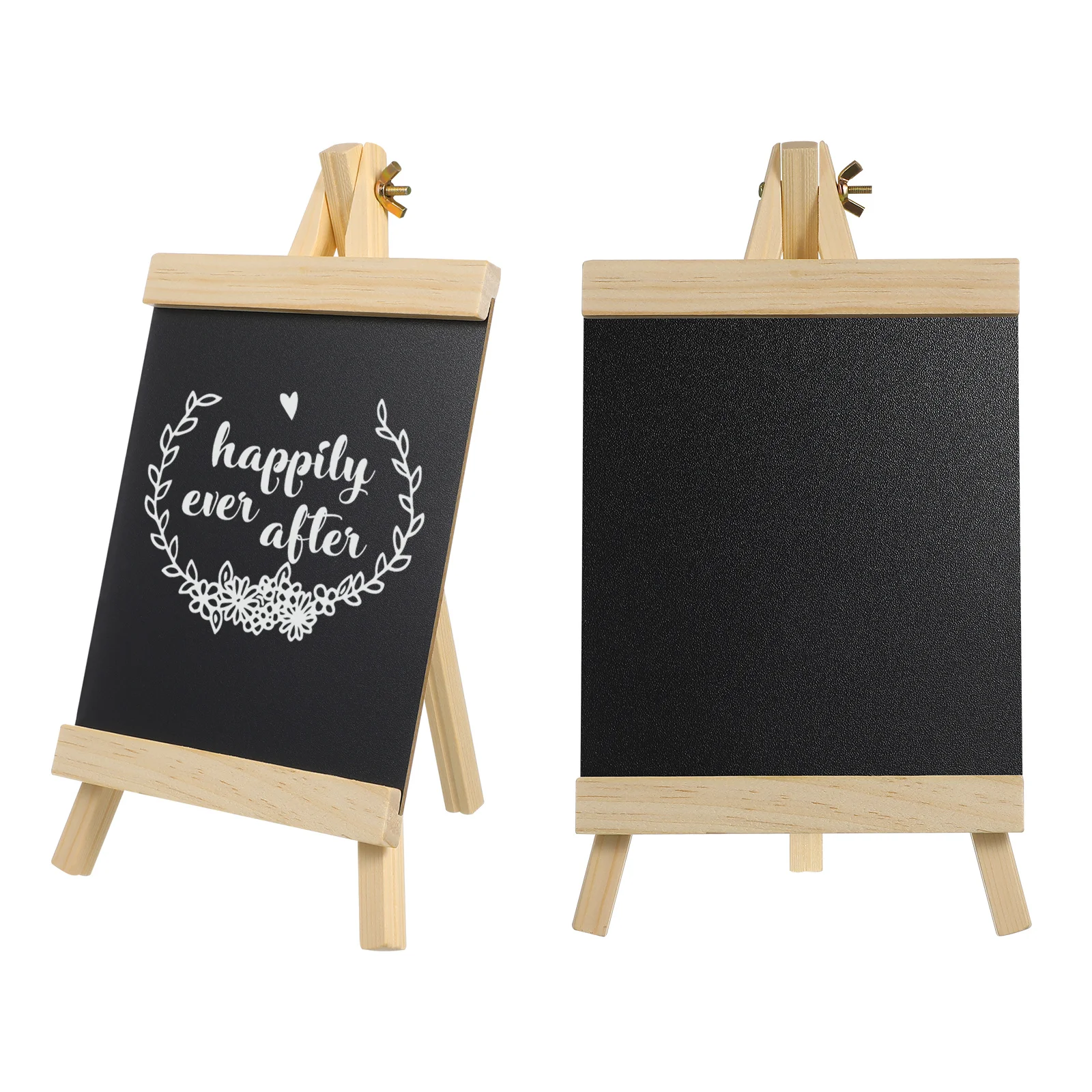 1 قطعة علامة السبورة الصغيرة خشبية الدائمة السبورة الحامل رسالة مجلس قائمة الزفاف عرض المطبخ مطعم استخدام خفيفة الوزن #3