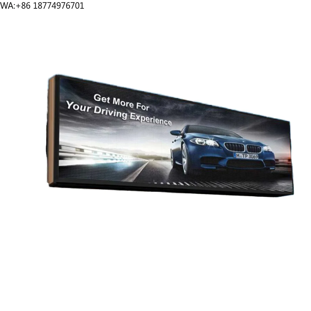 Ultra-Thin 24-Inch Long Narrow LCD Display Shelf with Stretched Bar Ultra-Wide Screen for Displaying Animation Graphics