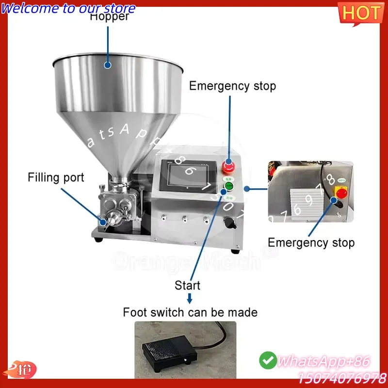 2026 ORME Manual Puff Bread Jelly Filler Cake Donut Fill Injector Jam Chocolate Machine Cream Depositor