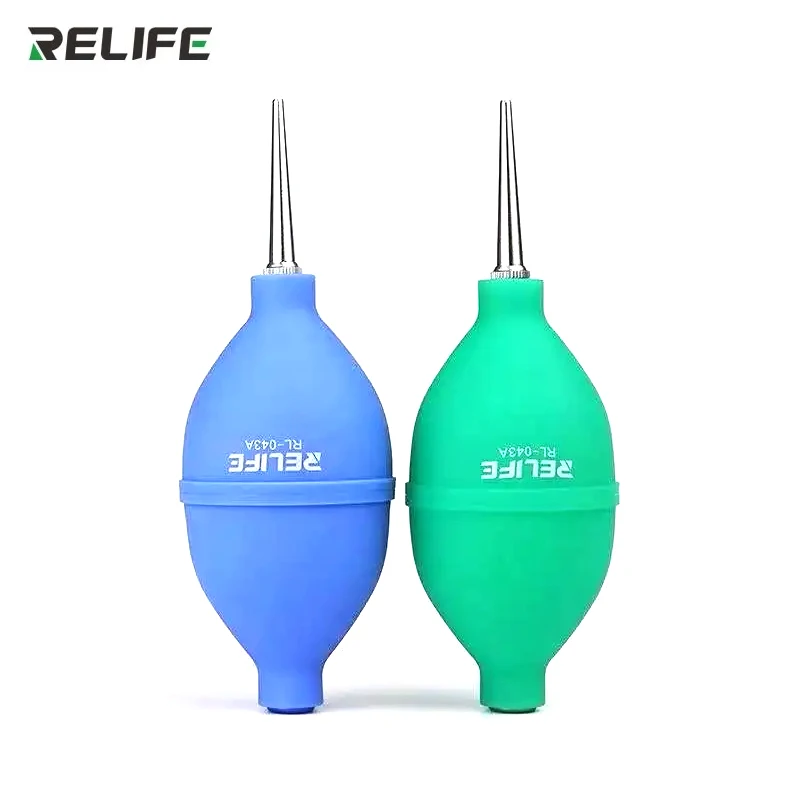 RELIFE 2in1 Phone Repair Dust Cleaner Air Blower Ball Cleaning Pen for Phone PCB  PC Keyboard Dust Removing Camera Lens Cleaning