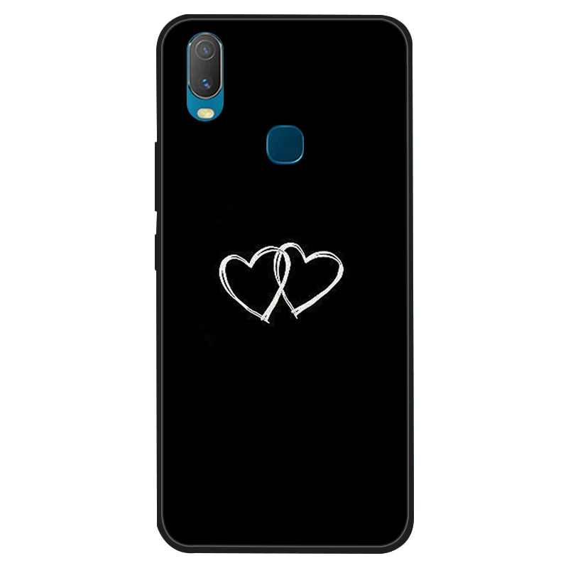 Case For Vivo Y11 2019 Case Black Soft Silicon Phone Cover Back Coque For Vivo 1906 Y11 2019 VIVOY11 Y 11 Case TPU Fundas Capa