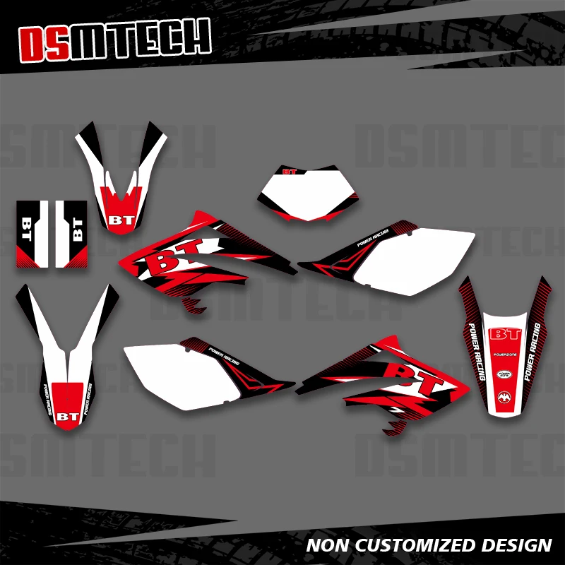 

DSMTECH для BETA RR50 RR 50 2006 2007 2008 2009, полноразмерные графические наклейки, наклейки для мотоцикла, индивидуальное имя 006