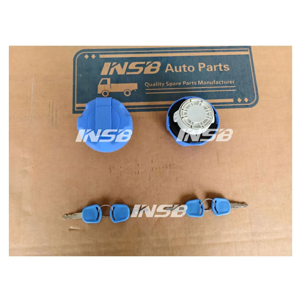 INSB 1 Pcs Adbule Tank Cap with keys 21281404 21584844 21075528 21281403 7482335595 for Volvo Trucks