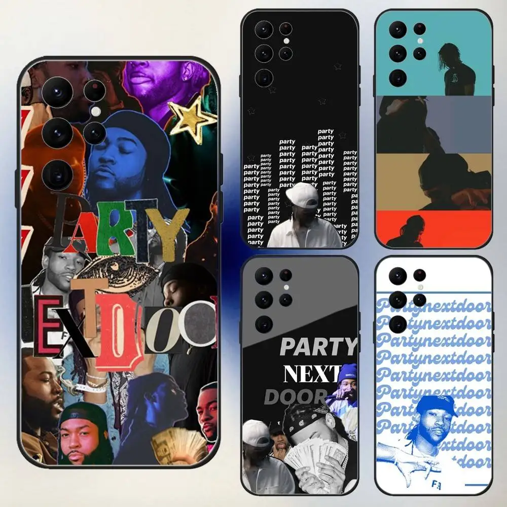 

Party Next Door Rapper Phone Case For Samsung S25,24,23,30,21,10,9,Ultra,Plus,Lite,FE,5G Black Soft Case