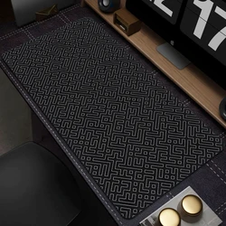 Simple Line Art Large Mouse Pad XXL HD Print Office Non-Slip Mousepad Gamer Desk Mat Locking Edge Mouse Mat Gaming Keyboard Mat