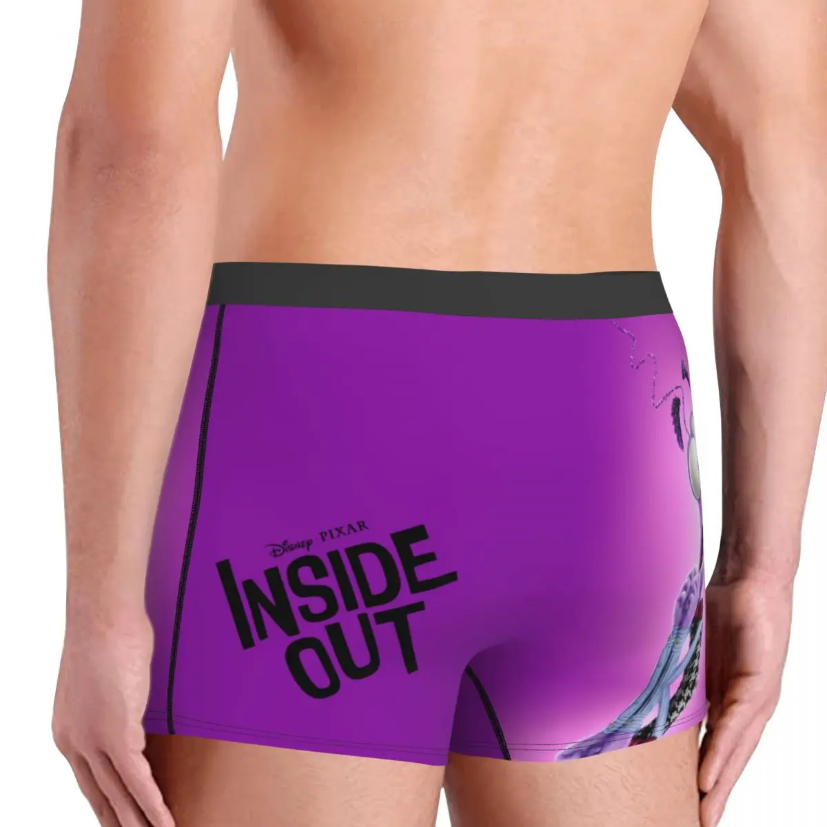 Disney Inside Out Inside Out Underpants Breathbale Panties Men's Underwear Print Shorts Boxer Briefs