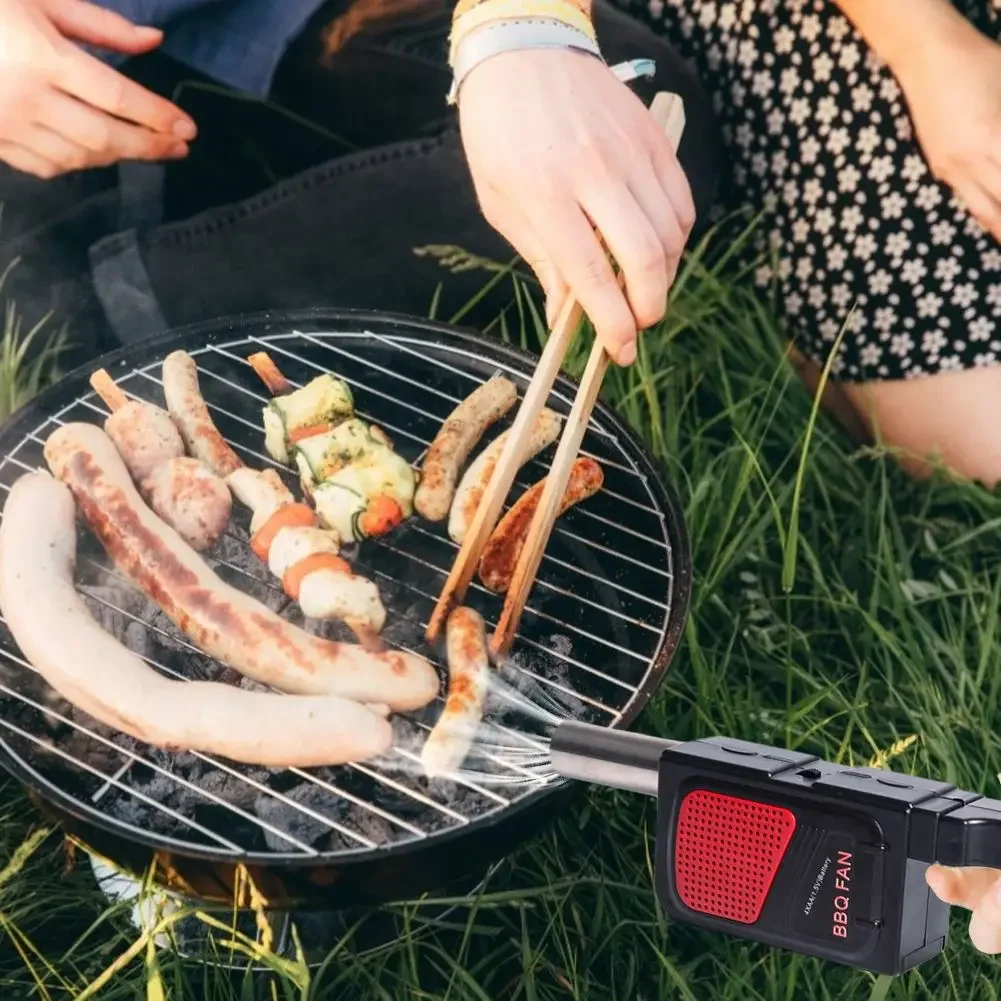 Handheld Electric BBQ Fan Air  - Outdoor Power Pedestal ulasan dan harga