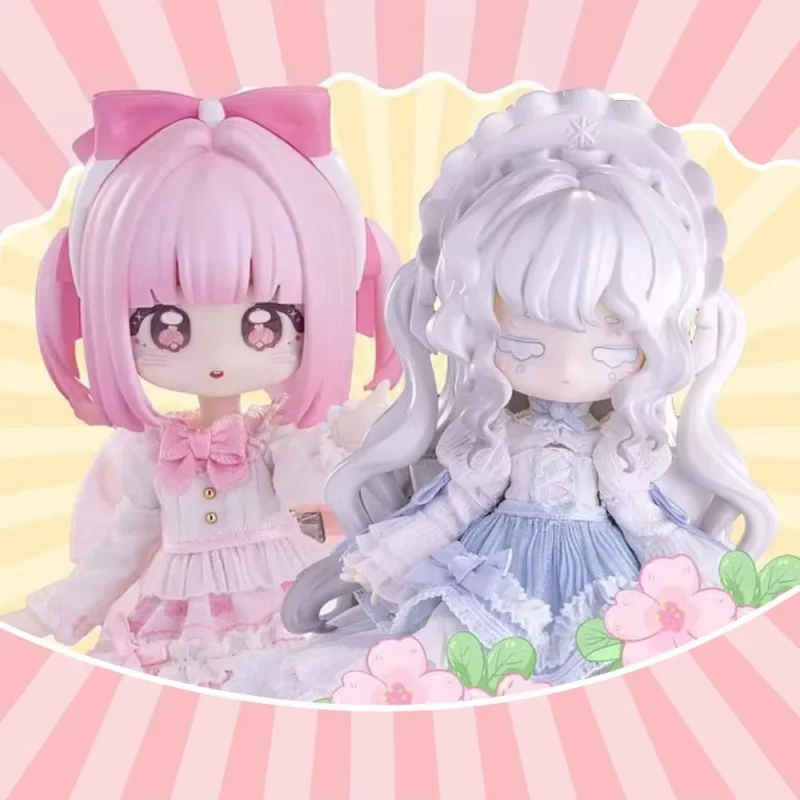 Genuine Moowooart Sugar Index 100% Bjd Blind Box 1/12 Action Figures Joint Doll Ornament Trendy Toys Mystery Box Surprise Gift