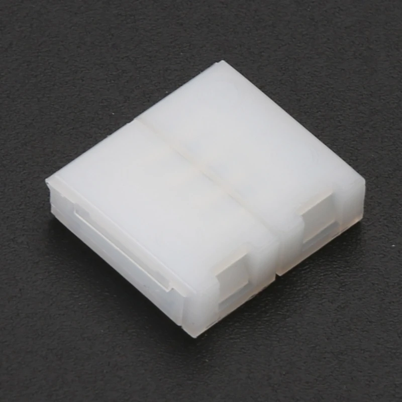 Solderless Clip-on Coupler Connector 4 Pin 10mm For 5050 RGB LED Strip Light Drosphip