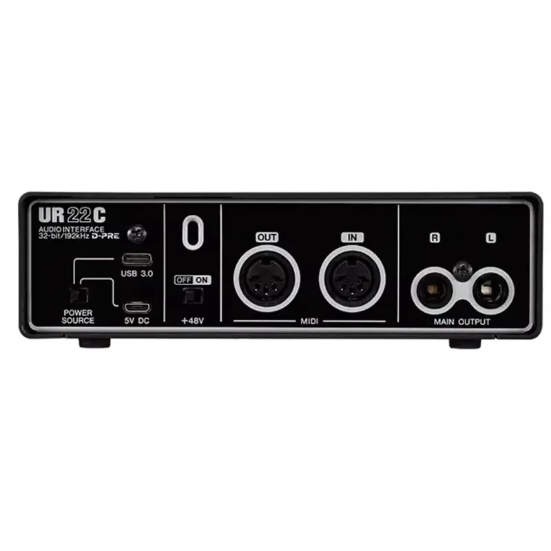 UR22C USB Audio Interface Sound Card Latency-Free DSP Effects Fast, Reliable Connectivity for Compose and Record Anywhere