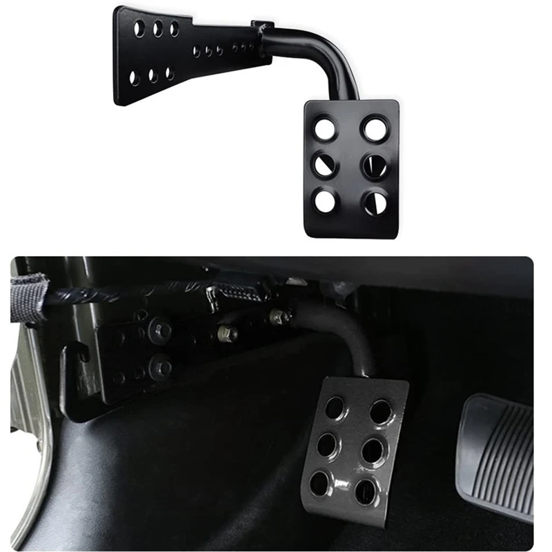 

Interior Pedal Foot Rest Footrest Kick Panel Automatic Transmission Car Pedal for Jeep Wrangler JK 2007-2018 Dead Pedal Foot
