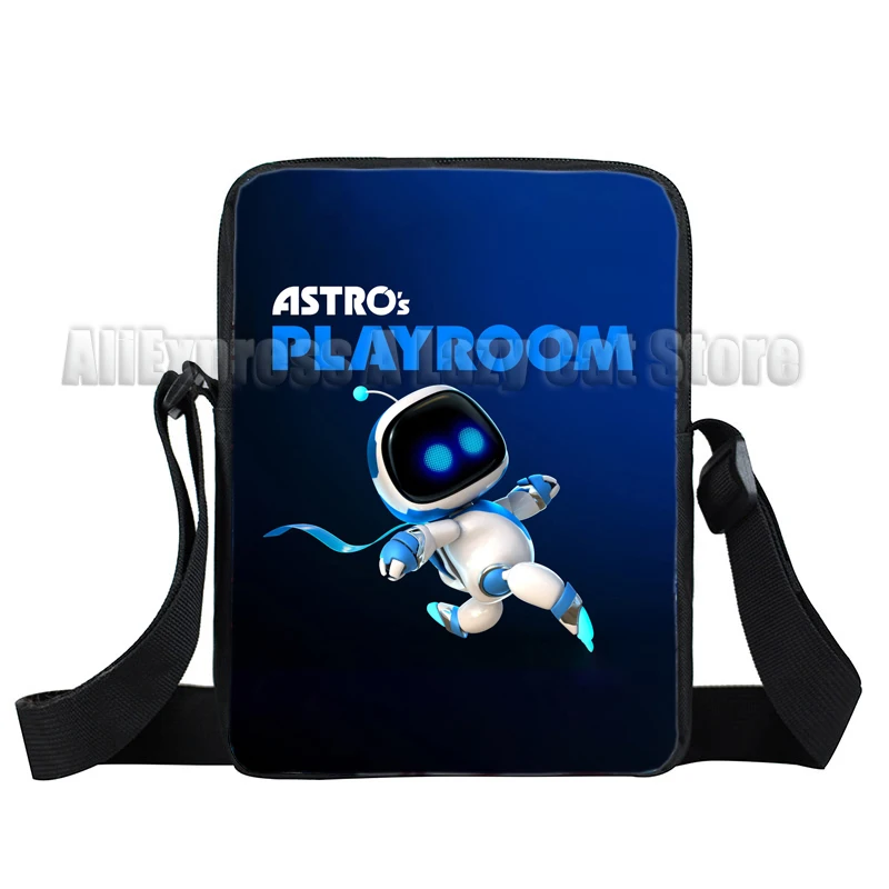 Game Astro Bot Travel Crossbody Bag Cartoon Astronaut Sports Outdoor Borsttas Waterdichte en slijtvaste schoudertas