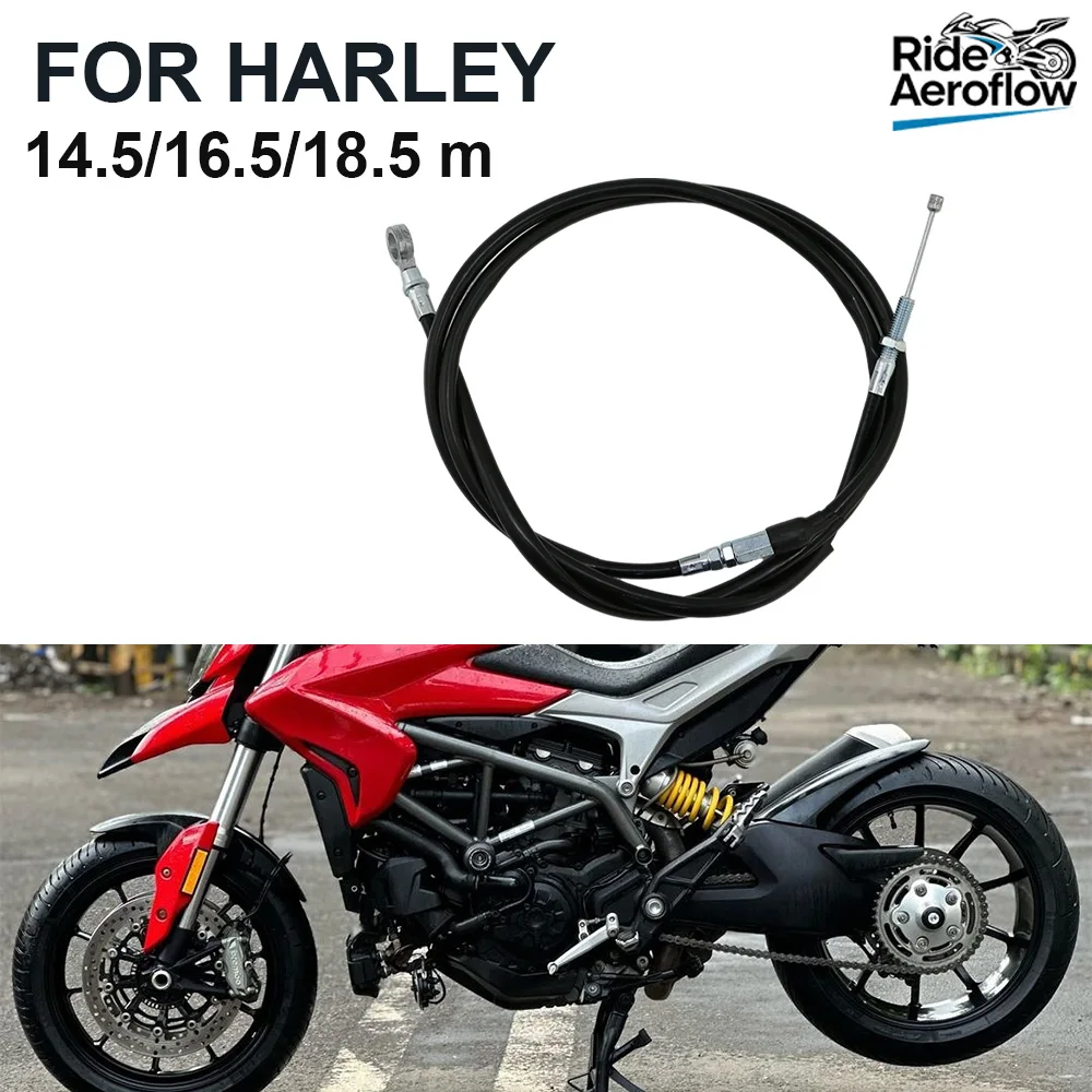 Motos Black Clutch Cable Control Wire Line for Harley Sportster Iron XL 883 1200 H XL883R P L C Dyna Softail Fat Boy Road King