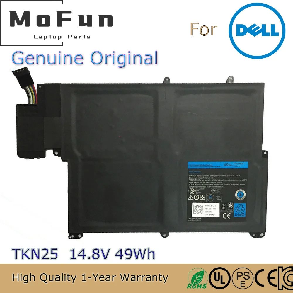 

Совершенно новый оригинальный TKN25 14,8 в 59Wh Аккумулятор для ноутбука Dell Inspiron 13z-5323 Vostro 3360 0V0XTF RU485