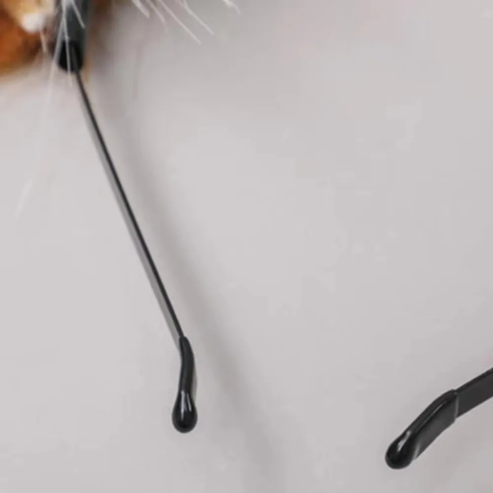 Practical Animal Dog Ears Headband Furry Artificial Gothic Headband Reusable Realistic Cosplay Headband Carnival