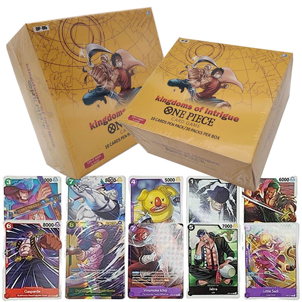 One Piece English Language Cards Hot Blooded Fantasy Battle Anime Handsome Characters HD Cards Toys Surprise Gifts for Friends