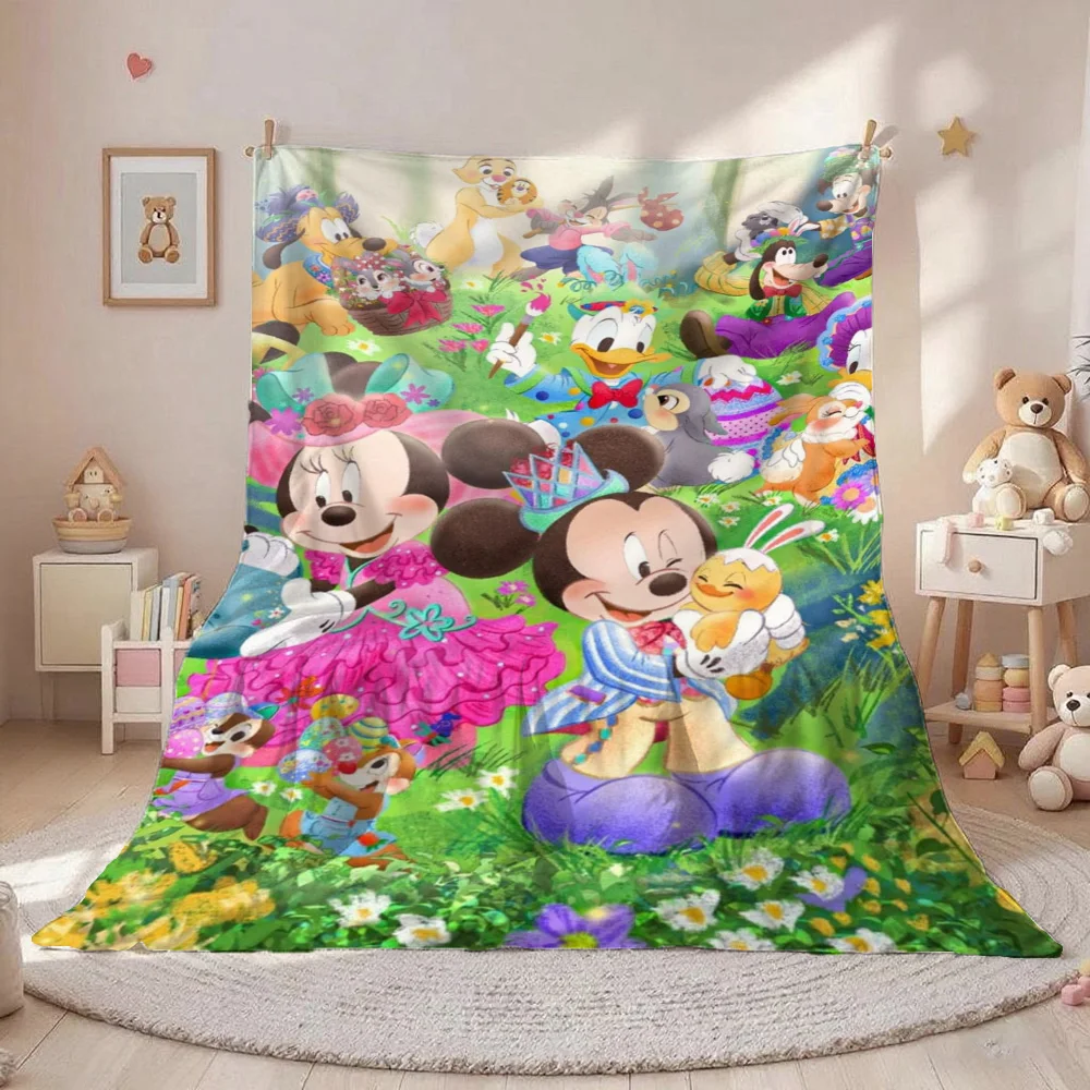 Home and Decoration Cute Fashion Throw Blankets for Beds/sofa M-Minie mouse Blanket for Camping/Traveling Blanket Best Gifts