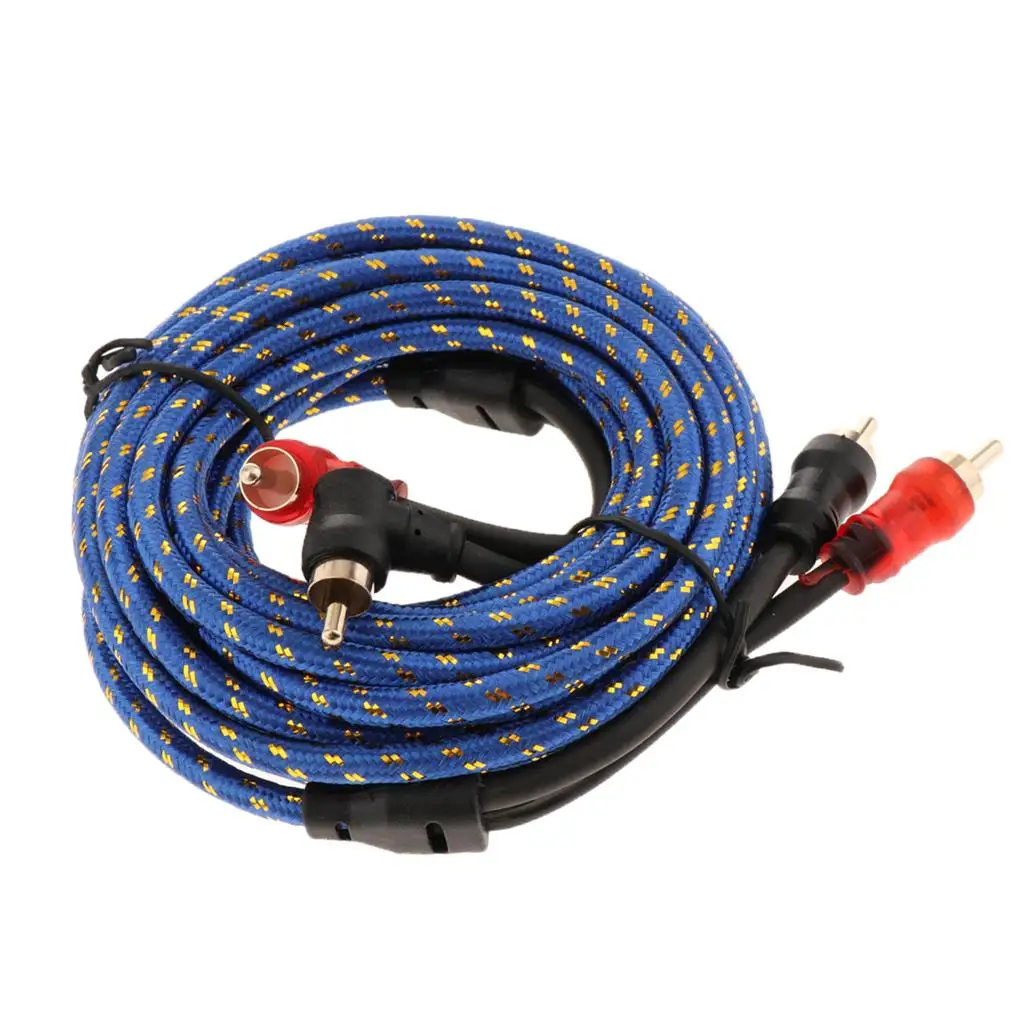 

4 Gauge Blue Car Power Amplifier Cable High Power Amp Installation Wire Kit for Car Audio System
