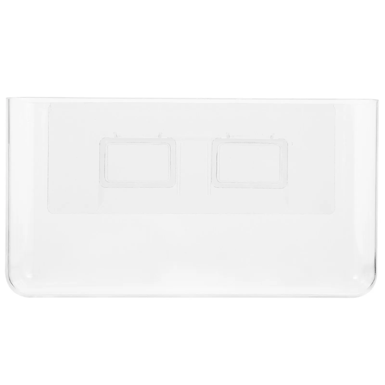 Boîte de rangement murale sans clou PS, organisateur transparent, support pour articles divers écologique, autocollant multi-usage pour télécommande