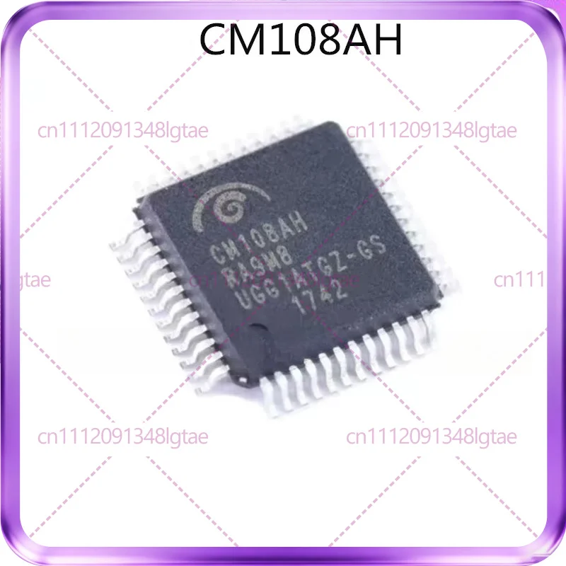 10pcs New original CM108 CM108AH CM108B LQFP48USB sound card decoding chip, patch IC