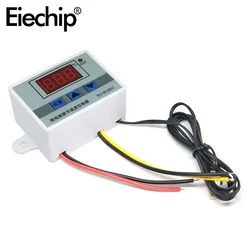 XH-W3002 Temperature Controller 220V /12V Digital LED 10A Thermostat Control Switch Probe with waterproof sensor W3002