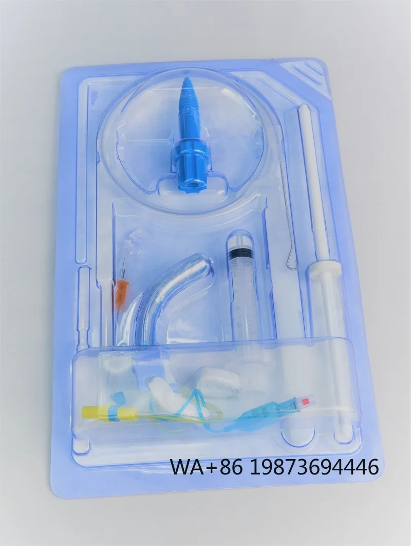

CE-certified percutaneous tracheostomy kit, sterile emergency first aid supplies for clinical airway rescue