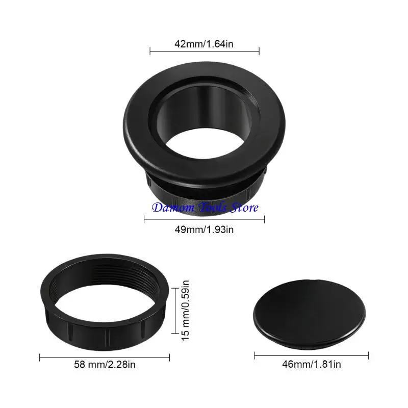 57BE غطاء ثقب الجدول السميك إدراج المظلات المظلات ثقب حلقات قابس الأغطية فناء المظلات غطاء ثقب
