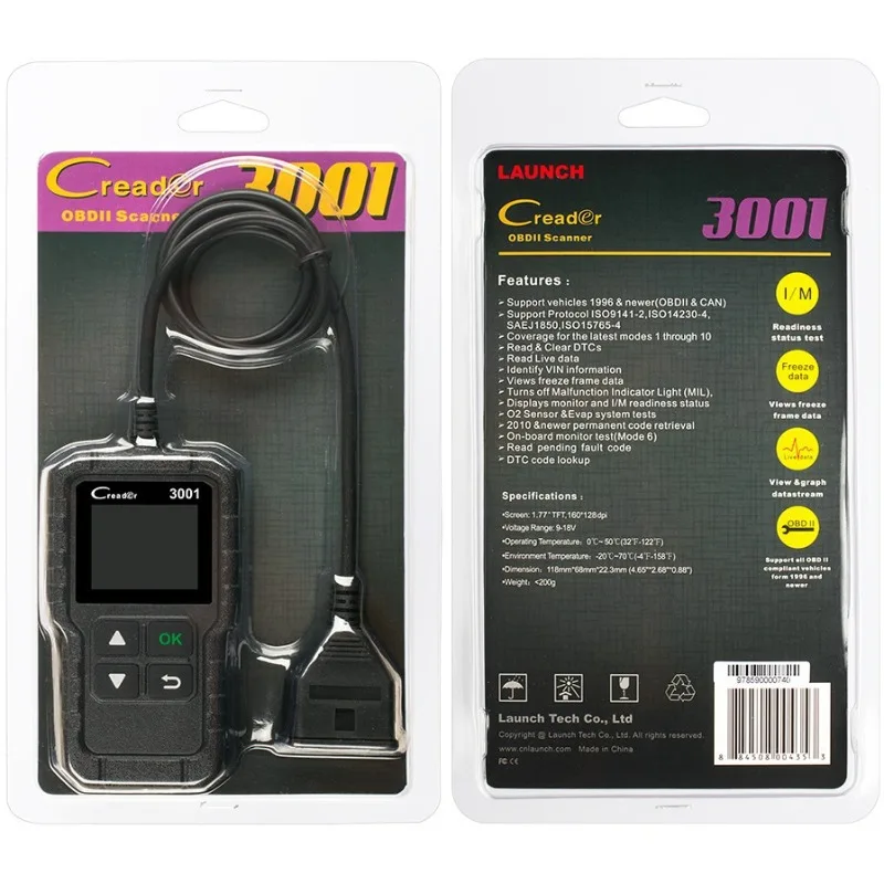 X431 Creader /CR3001 OBD II Full Function Reader view 5