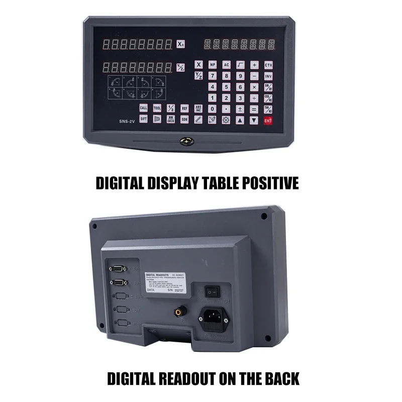 SNS-2V 2-axis Universal Lathe milling machine DRO Digital readout TTL AC110V/220V display FOR linear scale Rrating Ruler Encoder