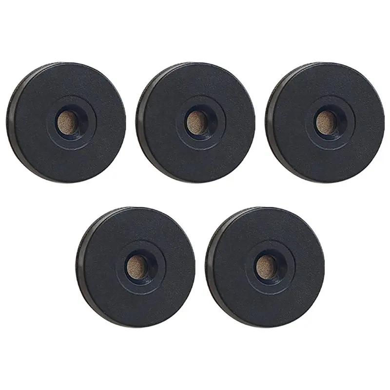BAAE 10PCS 25Mm RFID Checkpoints Label Tag Guard Tour Patrol System Anti-Metal NFC 213 Chip 13.56Mhz 144Bytes Black