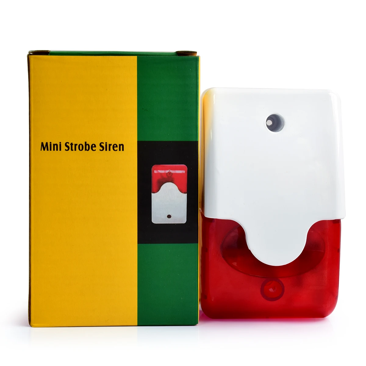 Indoor Wired Alarm Siren Strobe Flash Light 12V Wire Flash Siren For Wired Zone GSM Alarm System