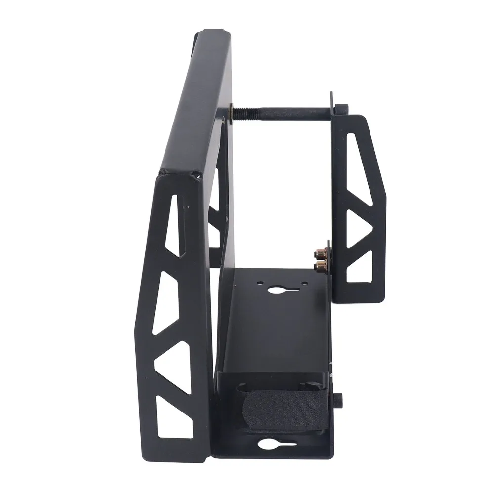 

Steel Plate Electric Planer Flip Support Compact Design Stable Structure Planer Stand Black Matte Painted Labor-Saving